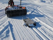  Groomer tracksetter connecting drawbar 