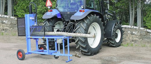 PW Vedmaskin tractor driven