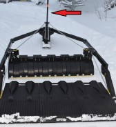  Lifting lever black Snowmover 
