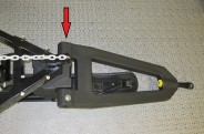  Axle for drawbar frame 